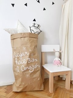 Bolsa papel Kraft color madera - comprar online