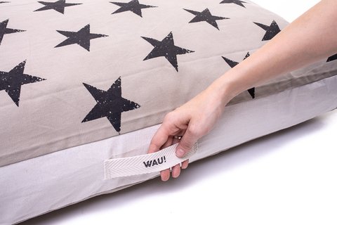 CAMA STARS TOSTADO - WAU!