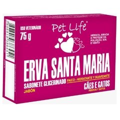 Sabonete Pet Life Erva Santa Maria - 75G