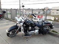 Cabo de embreagem de Aeroquip Cromado - Guidão 14" Pol. - Seca Sovaco - Harley Davidson - Softail FX - Ronco V2