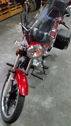 Protetor de motor com Pedaleira - PRETO - Haojue - Chopper Road 150 (2018+) na internet