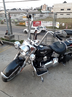 Imagem do Cabo de embreagem em Aeroquip Cromado - Guidão 15" Pol. - Seca Sovaco - Harley Davidson - Dyna e Dyna Fat Bob