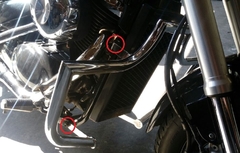 Mata cachorro/Protetor de Motor - PRETO - Suzuki - Boulevard M800 - Ronco V2