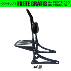 Sissy Bar com Easy Rider - Fixo - PRETO - Suzuki - Boulevard C1500 (2005-2010)