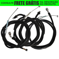 Kit Completo Cabos Comando - 14" Pol. - Guidão Seca Sovaco - Honda - Shadow 600