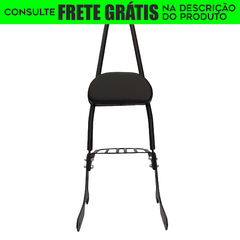 Sissy Bar com Easy Rider - Fixo - PRETO - Harley Davidson - Sportster 883/1200/48