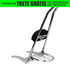 Sissy Bar com Easy Rider - Fixo - CROMADO - Honda - Shadow 600 (1995-2005)