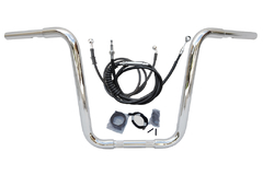 Kit Guidão Seca Sovaco - 14" Pol. Altura - Tubo 1.1/4" Pol. - CROMADO - Harley Davidson - Road King (ABS) - comprar online