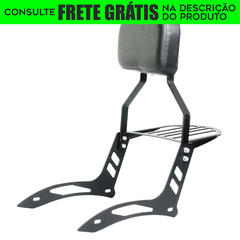 Sissy Bar Fixo - PRETO - Yamaha - Midnight Star 950 (2009+)