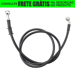 Flexível de Freio/Aeroquip - Guidão 14" Pol. - Preto - Honda Shadow 600