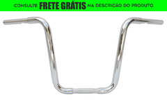 Guidão Seca Sovaco - 18" Pol. Altura - Tubo 1.1/4" Pol. - CROMADO - Harley Davidson - (Com Acelerador Eletrônico)