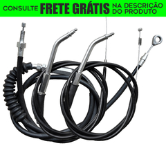 Kit Cabos Comando - 15" Pol. - Guidão Seca Sovaco - Harley Davidson - Sportster 883/1200/48/Roadster