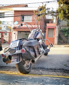 Kit Guidão Seca Sovaco - 16" Pol. Altura - Tubo 1.1/4" Pol. CURVE - CROMADO - Harley Davidson - Heritage (com ABS) - Ronco V2