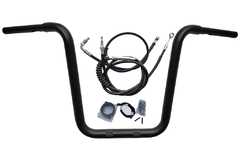 Kit Guidão Seca Sovaco - 15" Pol. Altura - Tubo 1.1/4" Pol. - PRETO - Harley Davidson - Fat Boy (2018+) - comprar online