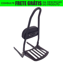 Sissy Bar com Easy Rider - Fixo - PRETO - Royal Enfield - Meteor 350 (2021+)