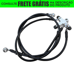 Flexível de Freio/Aeroquip - Guidão 12" Pol. - Preto - Harley Davidson - Sportster 883R