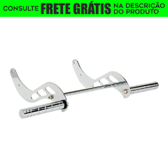 Protetor de motor com Pedaleira - CROMADO - Drafra - Horizon 150 (2015+)