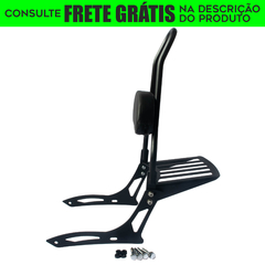 Sissy Bar com Easy Rider - Fixo - PRETO - Honda - Shadow 750 (2011-2014)