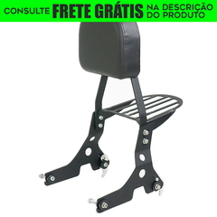 Sissy Bar Destacável - PRETO - Harley Davidson - Sportster 883/1200/48