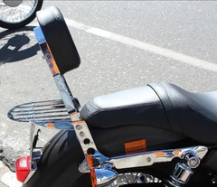 Sissy Bar Fixo - CROMADO - Harley Davidson - Sportster 883/1200/48 - loja online