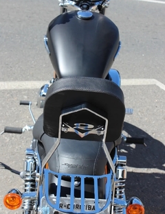 Sissy Bar Fixo - CROMADO - Harley Davidson - Sportster 883/1200/48 - Ronco V2