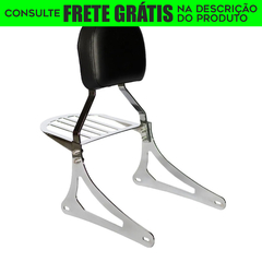 Sissy Bar Fixo - CROMADO - Suzuki - Boulevard C1500 (2005-2010)