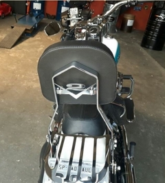 Imagem do Sissy Bar Destacável - PRETO - Harley Davidson - Deluxe (até 2017)