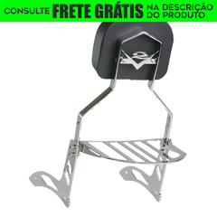 Sissy Bar Fixo - CROMADO - Yamaha - Midnight Star 950 (2009+)