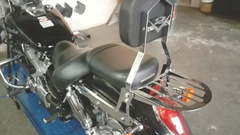 Sissy Bar Fixo - PRETO - Honda - Shadow 750 (2006-2010) na internet