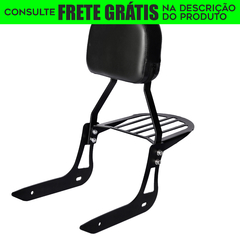 Sissy Bar Fixo - PRETO - Honda - Shadow 750 (2006-2010)