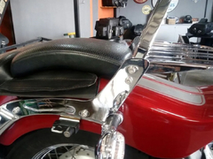 Sissy Bar Fixo - PRETO - Yamaha - Drag Star 650 (1998-2008) na internet