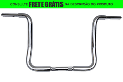 Guidão Seca Sovaco - 16" Pol. Altura - Tubo 1.1/4" Pol. TOURING - CROMADO - Harley Davidson