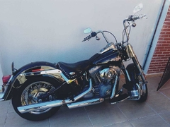 Imagem do Kit Guidão Seca Sovaco - 15" Pol. Altura - Tubo 1.1/4" Pol. - CROMADO - Harley Davidson - Heritage (2018+)