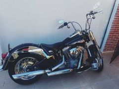 Imagem do Kit Guidão Seca Sovaco - 12" Pol. Altura - Tubo 1.1/4" Pol. - CROMADO - Harley Davidson - Heritage (2018+)