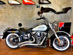 Imagem do Encosto de Piloto para banco solo - CROMADO - Harley Davidson - Deluxe (até 2017)
