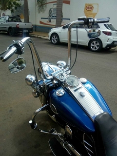 Imagem do Kit Guidão Seca Sovaco - 16" Pol. Altura - Tubo 1.1/4" Pol. - CROMADO - Harley Davidson - Road King (Até 2007) - Sem ABS