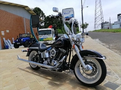 Imagem do Kit Guidão Seca Sovaco - 14" Pol. Altura - Tubo 1.1/4" Pol. CURVE - CROMADO - Harley Davidson - Deluxe (2018+)