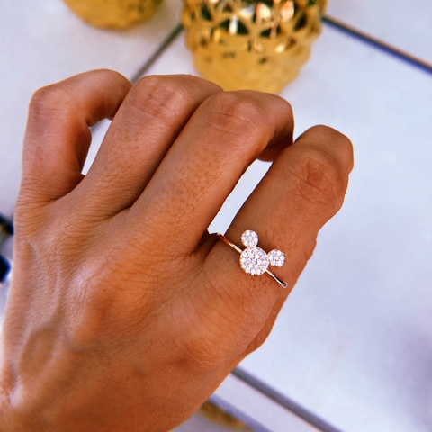Anillo de online compromiso mickey mouse