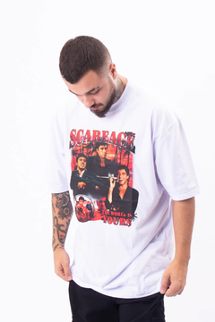 Camiseta Uzi Merch Scarface na internet