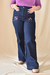 Imagen de Pantalón de jean bordado (azul)
