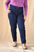 Pantalón Onditas de jean (azul oscuro)
