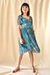 Vestido Ophelia (pajaritos turquesa) - tienda online