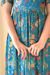 Vestido Ophelia (pajaritos turquesa) - comprar online