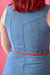 Vestido de Jean sin mangas (azul claro) - tienda online