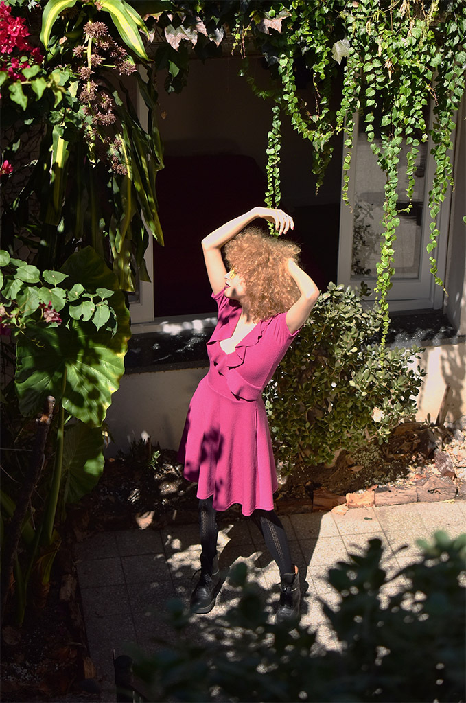Vestido Coco magenta OUTLET