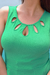 Musculosa Gotitas (verde) - comprar online