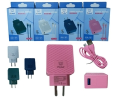 _CARGADOR TIME V8 2.1A 1 USB CABLE DESMONTABLE