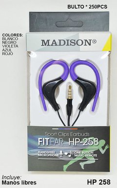 Auricular in ear HP 258 Mic Run - comprar online