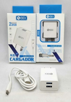 *CARGADOR IBEK 4.2A V8 2 USB