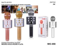 Micrófono Parlante Premium 858 - Electrónica por Mayor